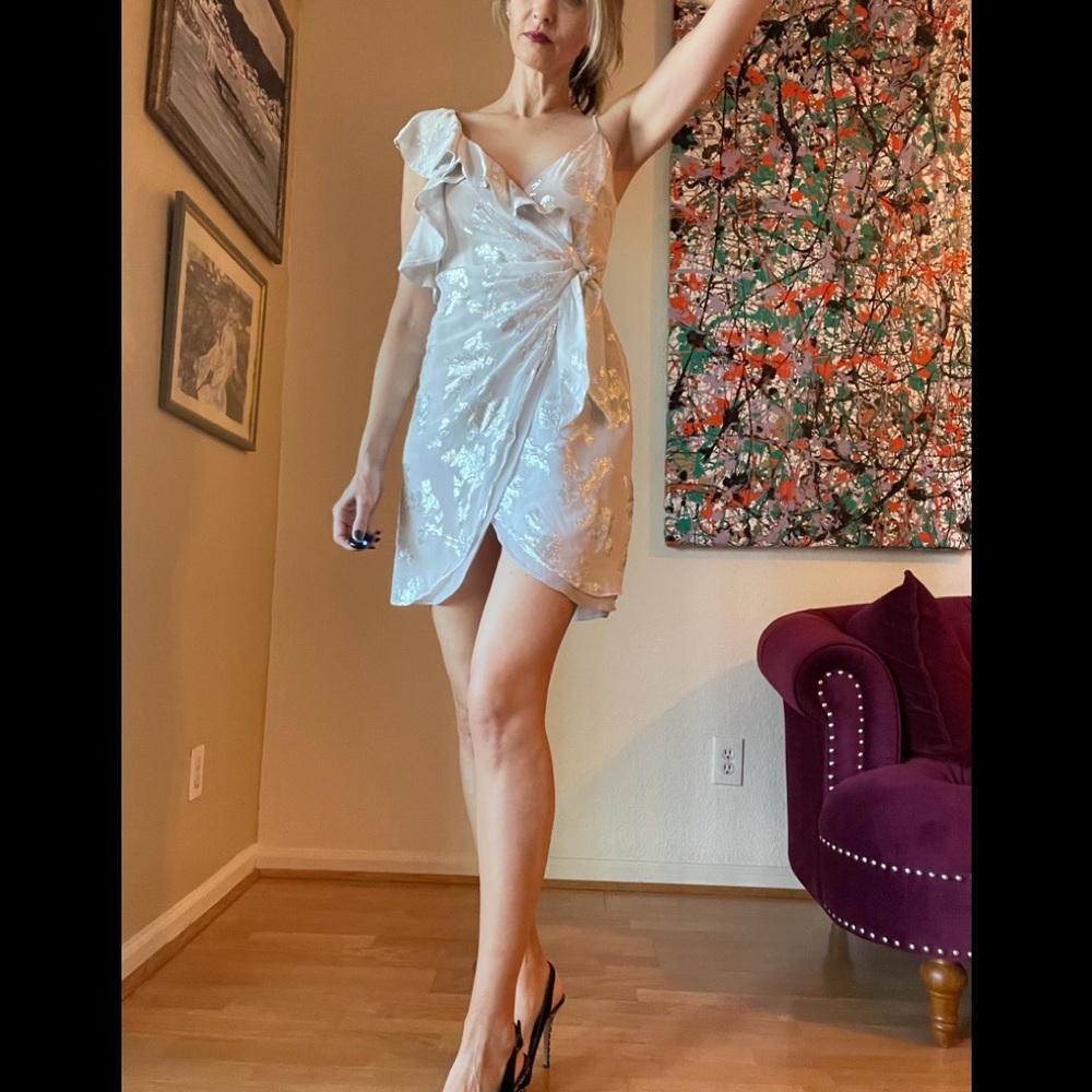 Bardot White Floral Dress